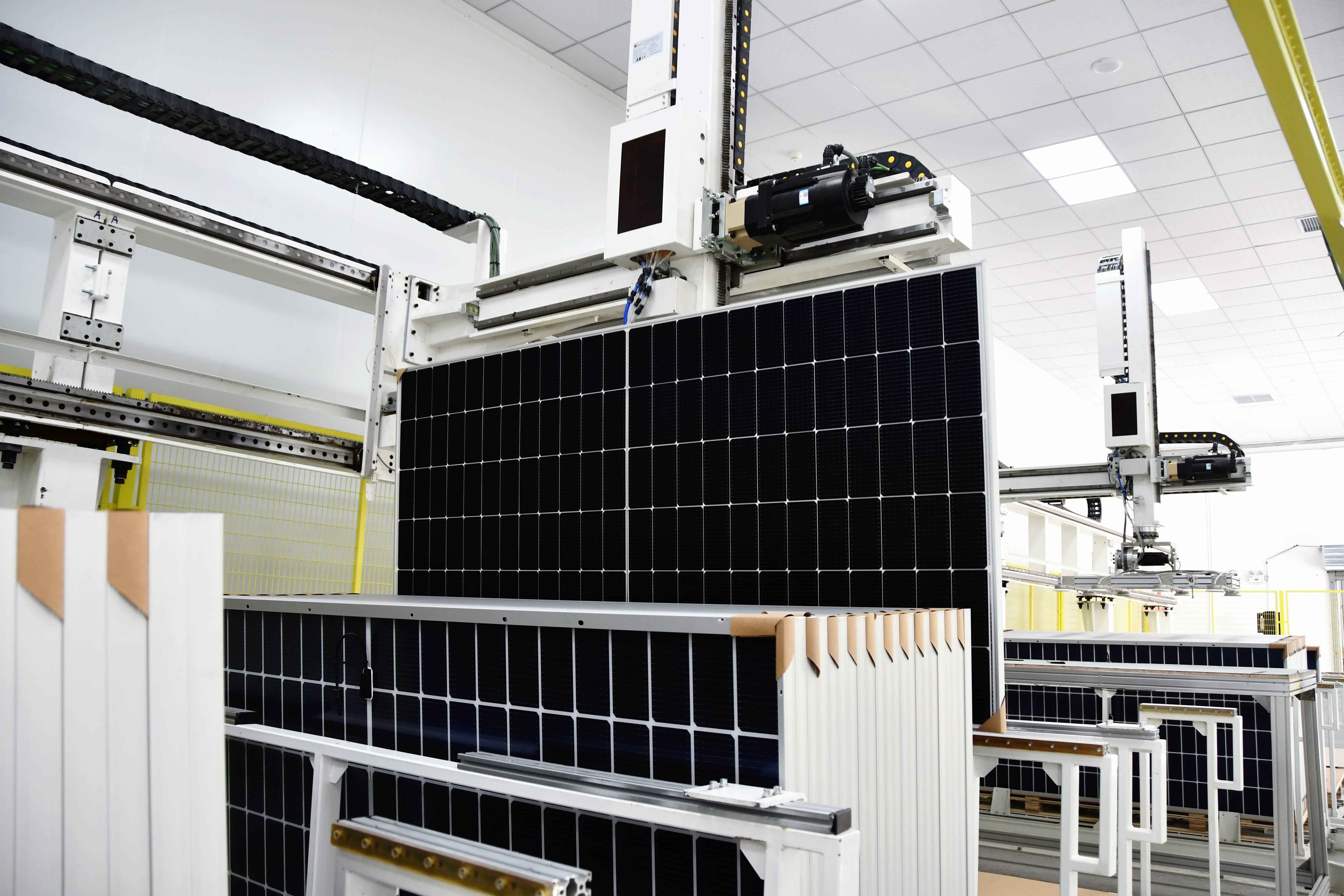 Photovoltaic products in production